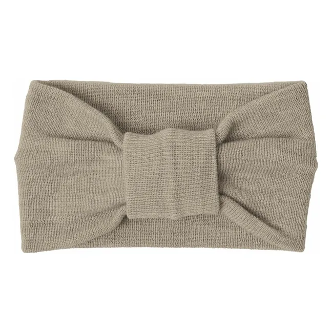 Bandeau Laine de Mérinos | Beige chiné