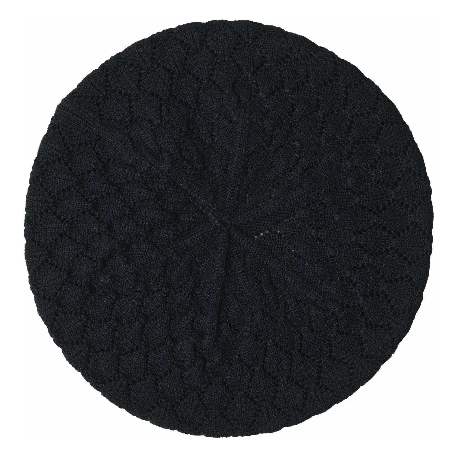 Fub Navy Blue Merino Wool Beret