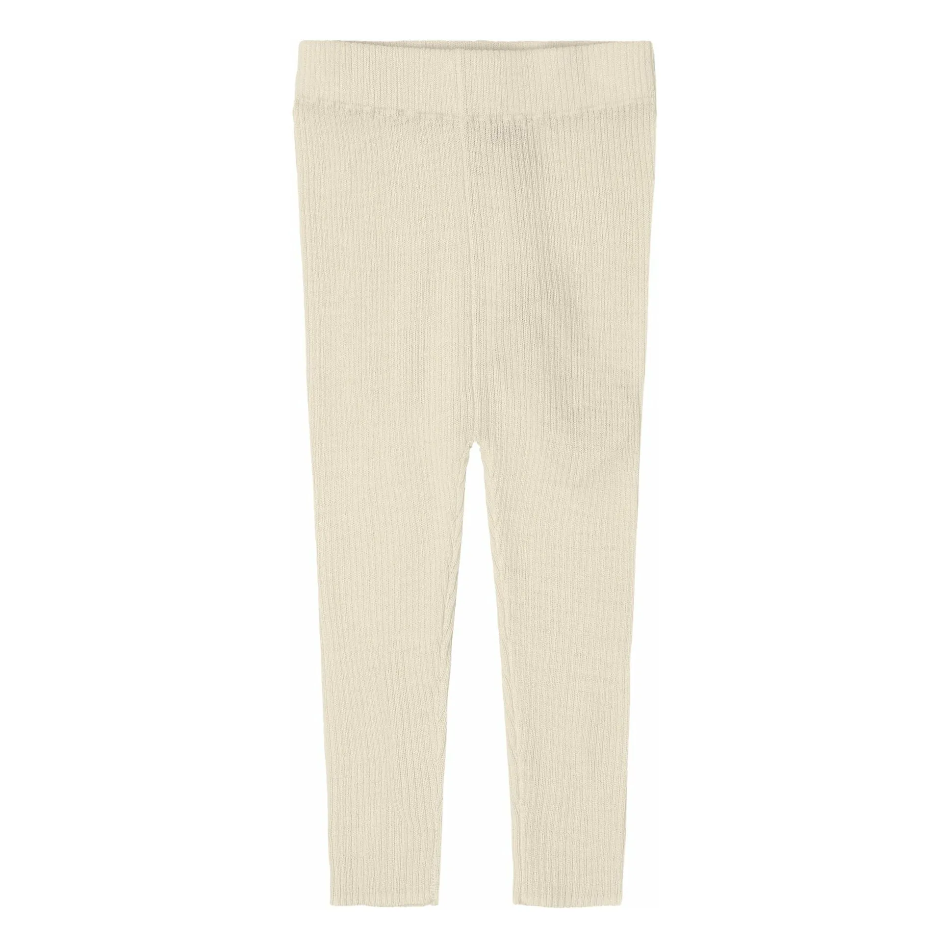 Fub Ecru Plain Merino Wool Legging