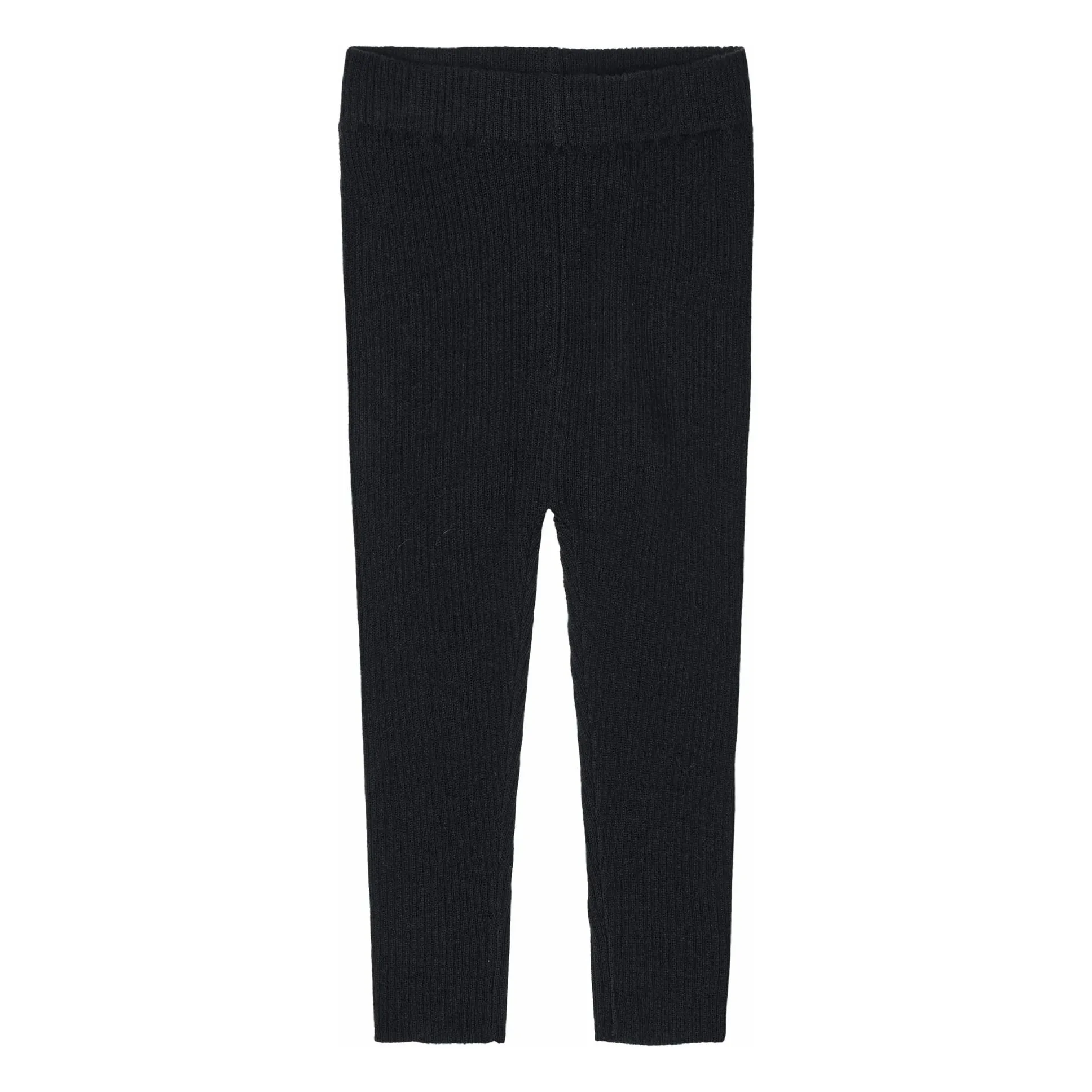 Fub Navy Blue Plain Merino Wool Legging