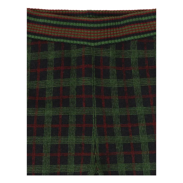 Pantalón Carreaux Feutré Lana Merino | Verde- Imagen del producto n°1