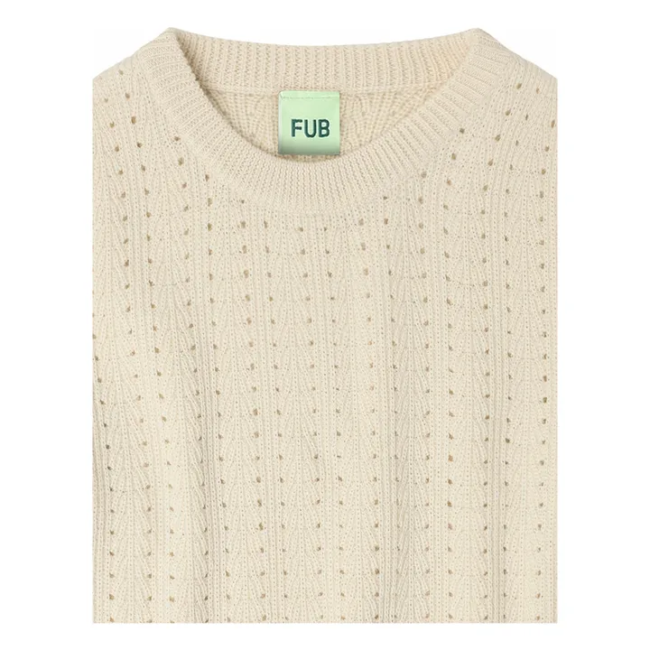 Jersey estructurado de lana merina | Crudo- Imagen del producto n°1
