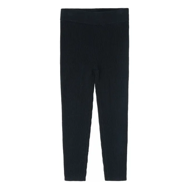 Legging Laine de Mérinos | Bleu marine