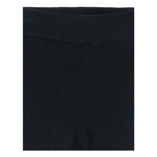 Legging Laine de Mérinos | Bleu marine