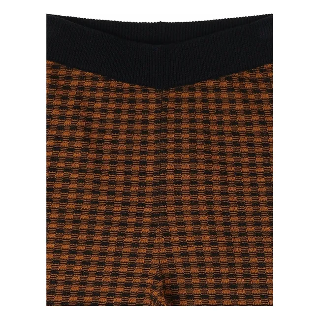 Pantalones de lana merina Carreaux | Azul Marino