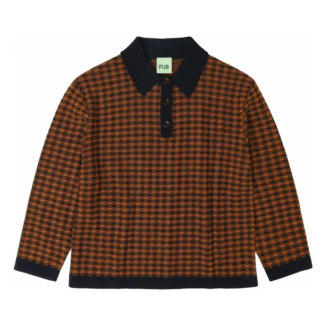 Polo de lana merina | Azul Marino