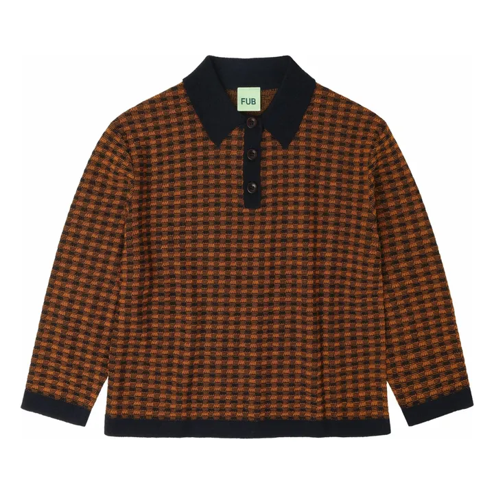 Polo de lana merina | Azul Marino- Imagen del producto n°0