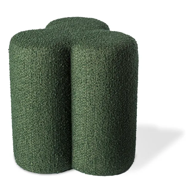Clover stool | Dark green