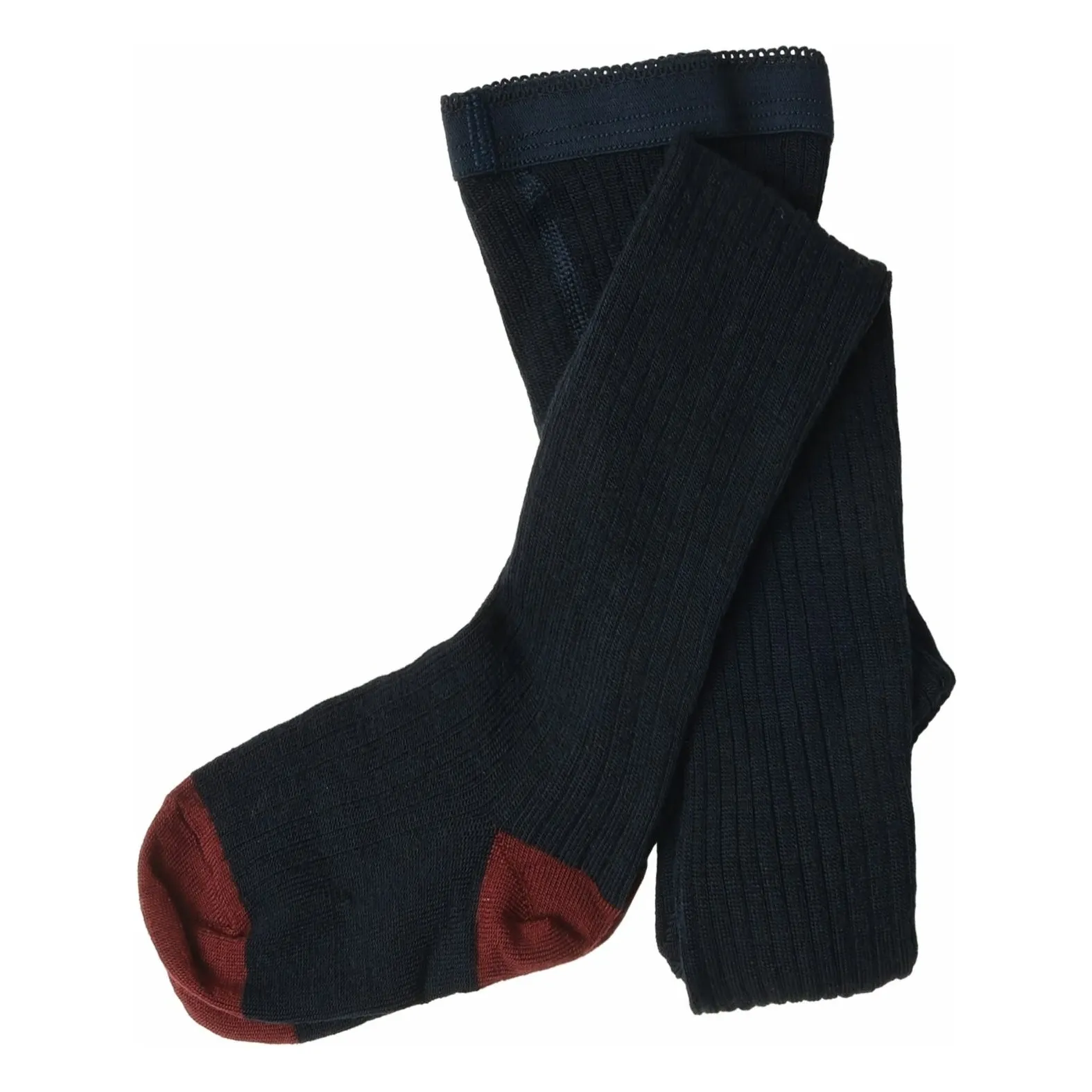 Fub Navy Blue Wool Tights