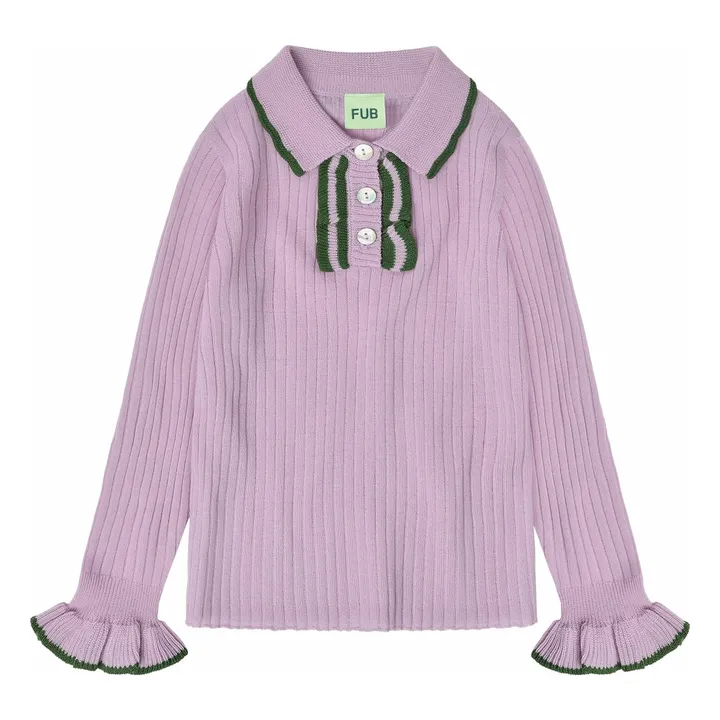 Polo Punto fino Lana Merino volantes | Parma- Imagen del producto n°0