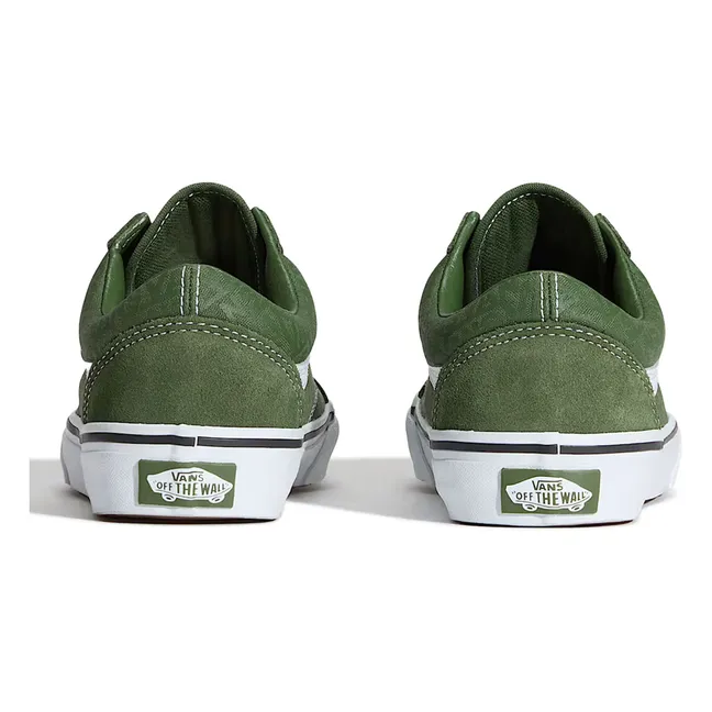 Baskets Lacets Old Skool Logo | Vert