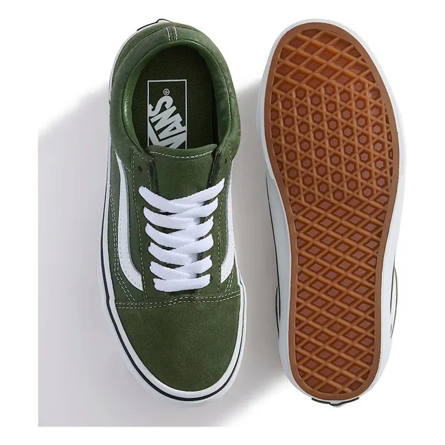 Old Skool Logo Schnürsneaker | Grün