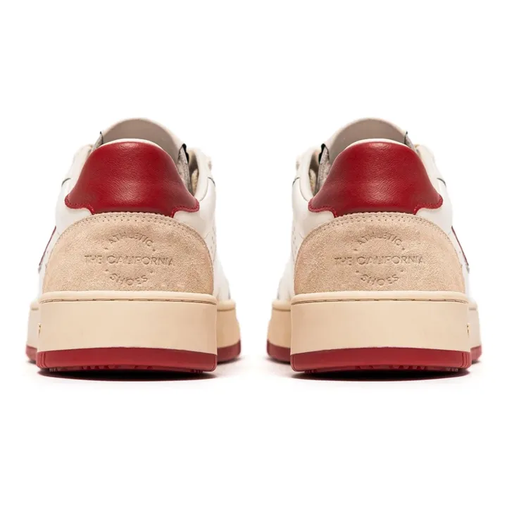 Legacy Leather and Suede Sneakers | Red- Product image n°3