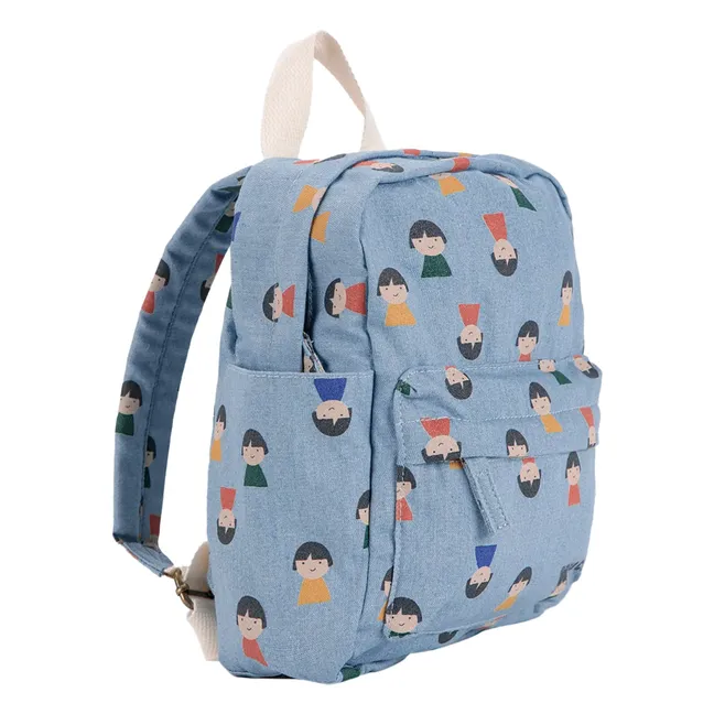 Zaino Personaggi in cotone biologico | Denim