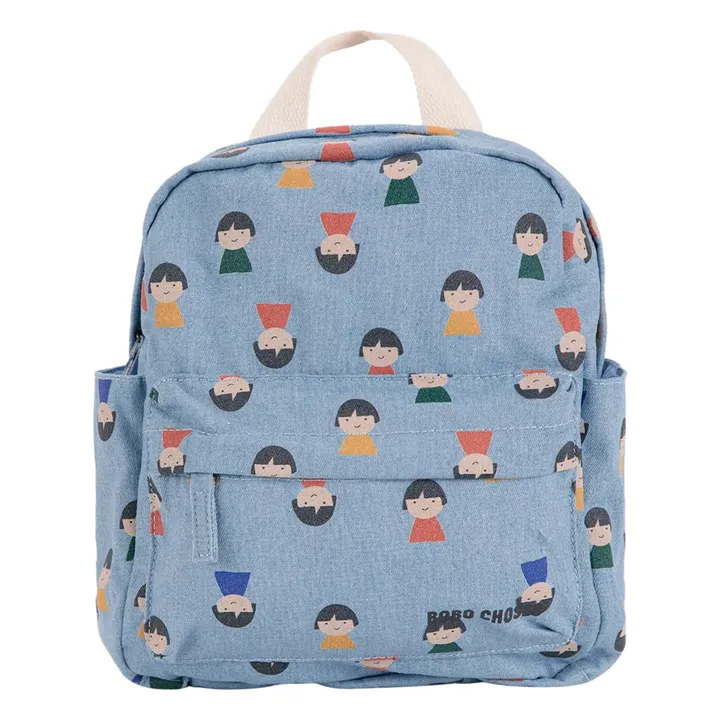 Mochila Personajes Algodón Ecológico | Vaquero- Imagen del producto n°0