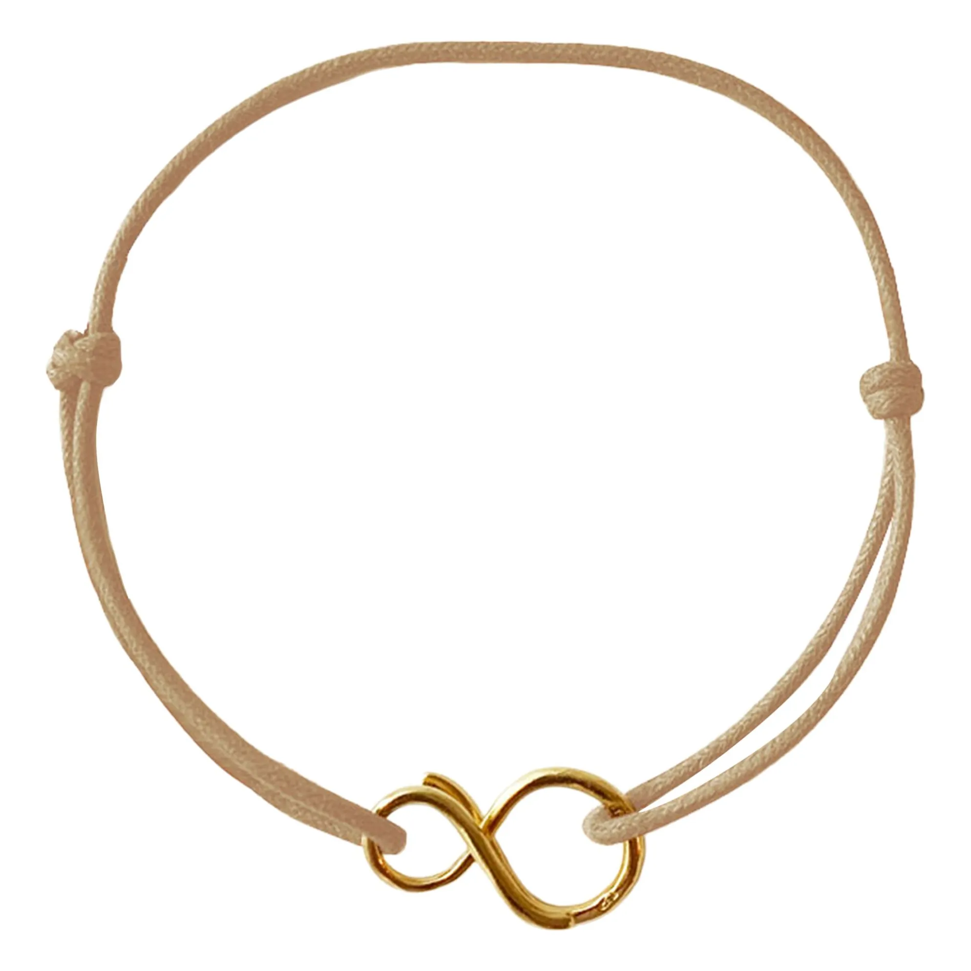 Lah Unisex Camel Mini-Infinity Cord Bracelet
