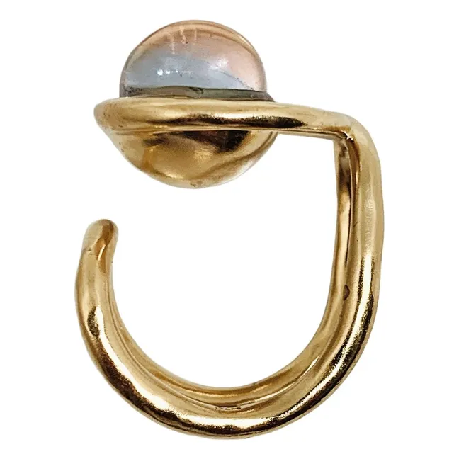 Chevalière Eclipse Bicolore | Bleu ciel