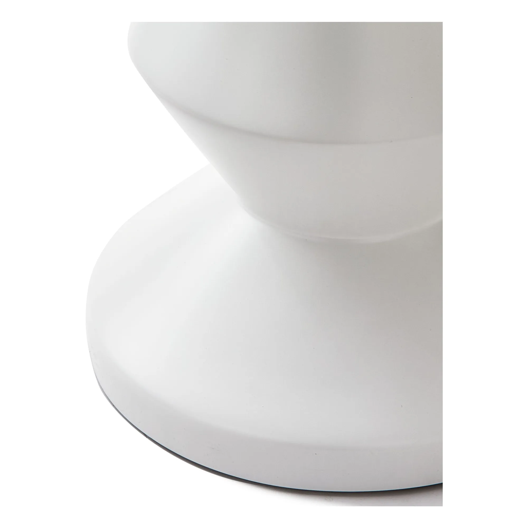 Tabouret Zig Zag Outdoor | Blanc- Image produit n°1