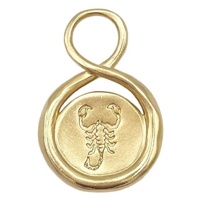 Médaille Astre Scorpion | Doré
