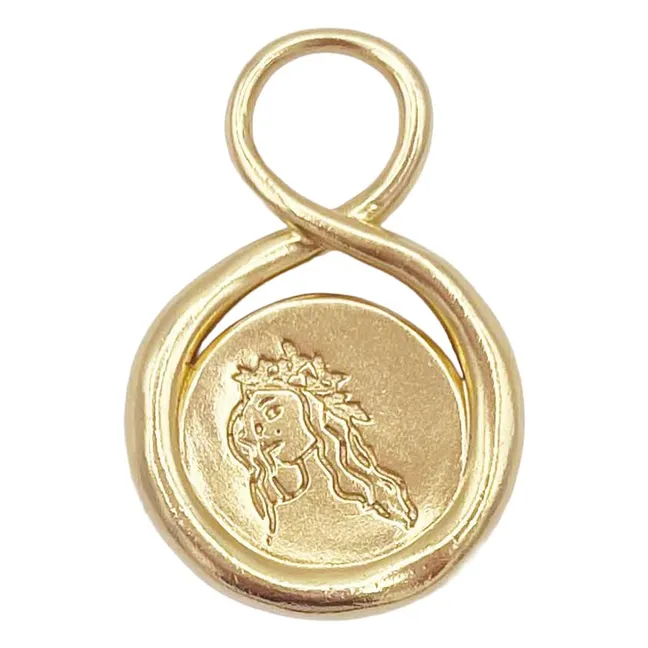 Médaille Astre Vierge | Doré