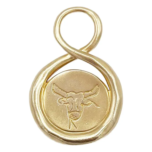 Médaille Astre Taureau | Doré