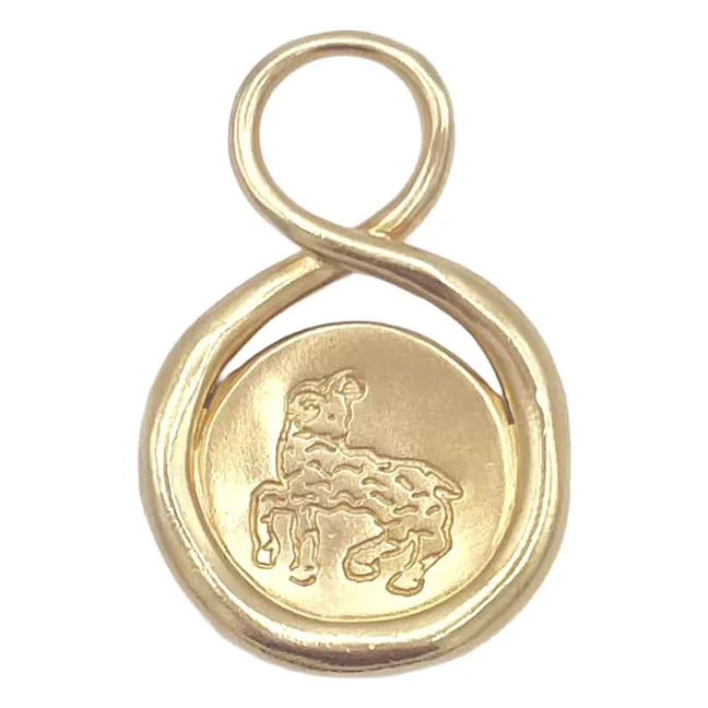Médaille Astre Bélier | Doré