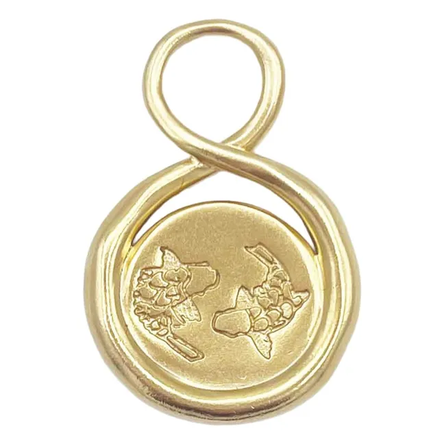 Médaille Astre Poisson | Doré
