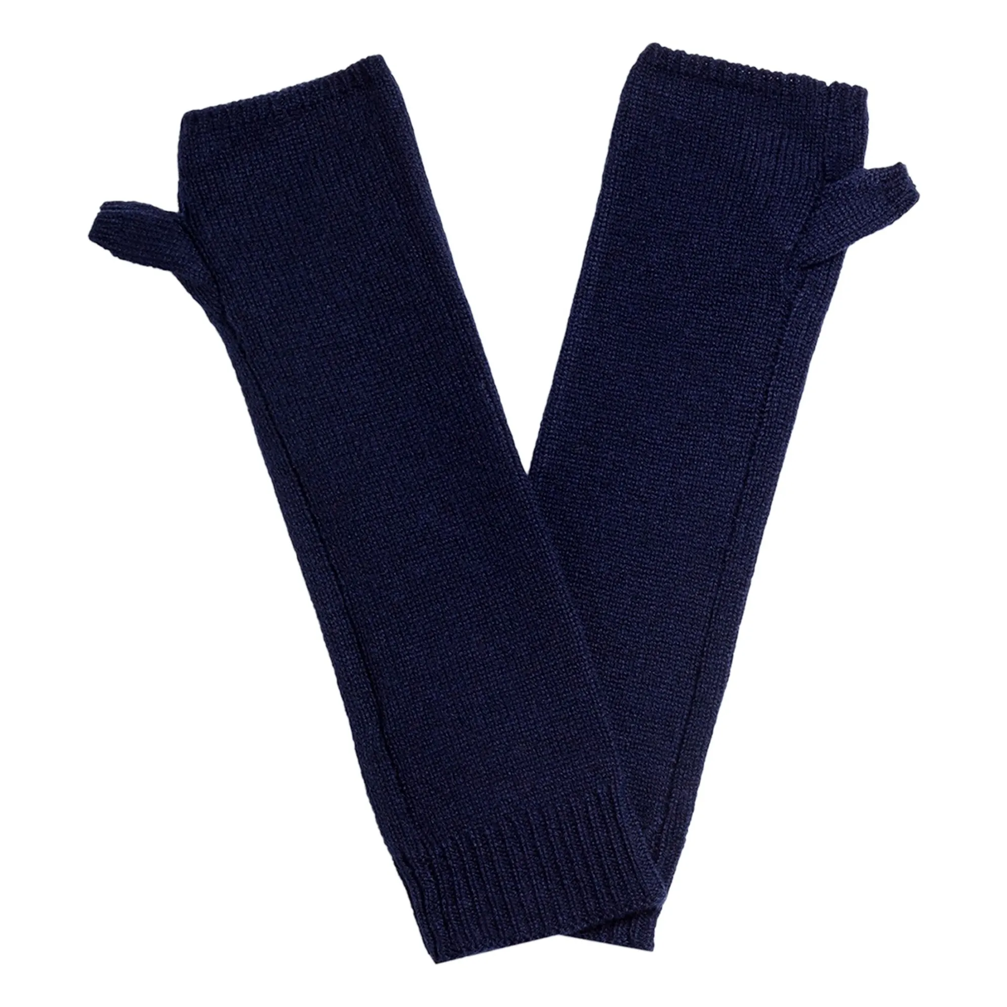 Kujten Navy Blue Sochi Cashmere Mitts