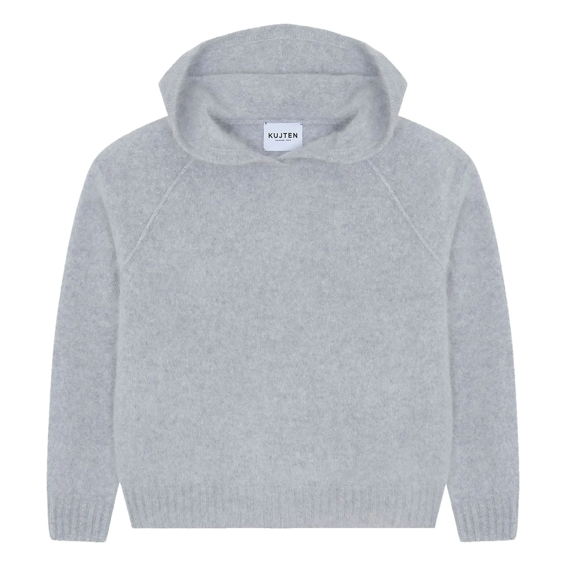 Kujten Light Eather Grey Soso Cashmere Hooded Sweater