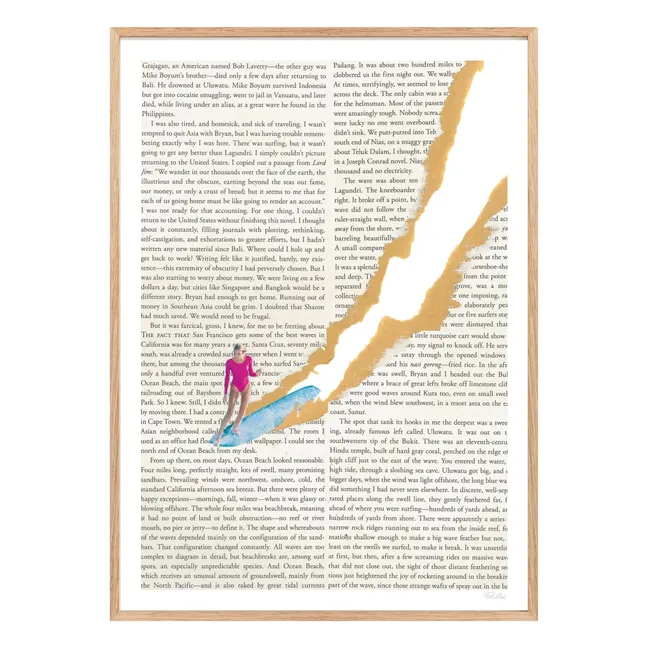 Reading Baleal poster | White