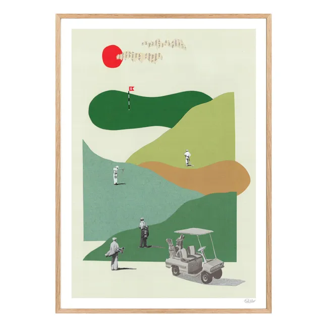 Cartel Fairway  | Verde