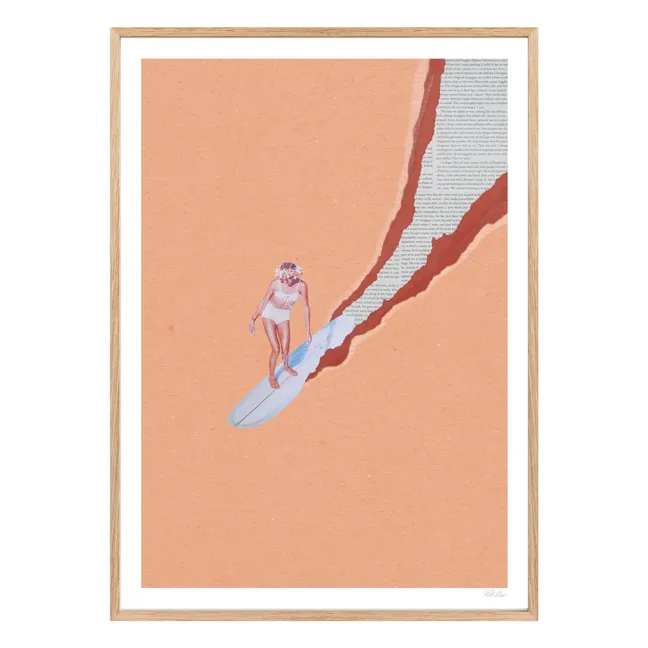 Flower Power poster | Coral