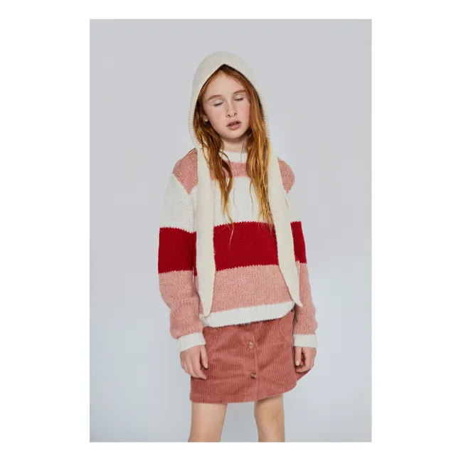 Cuore Corduroy Skirt Organic Cotton | Dusty Pink
