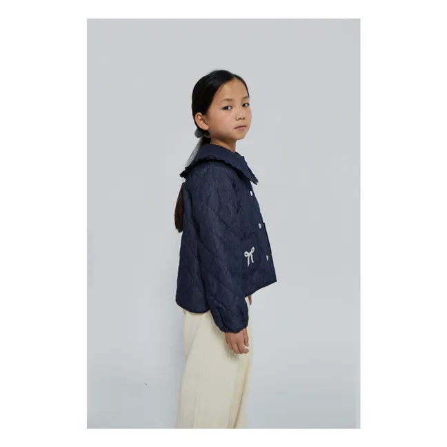 Jacke Mariane Jean, Kragen Claudine | Dunkelblau