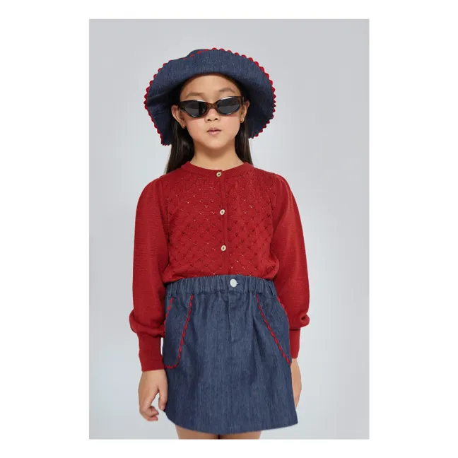 Falda Cecilia Jean | Azul oscuro