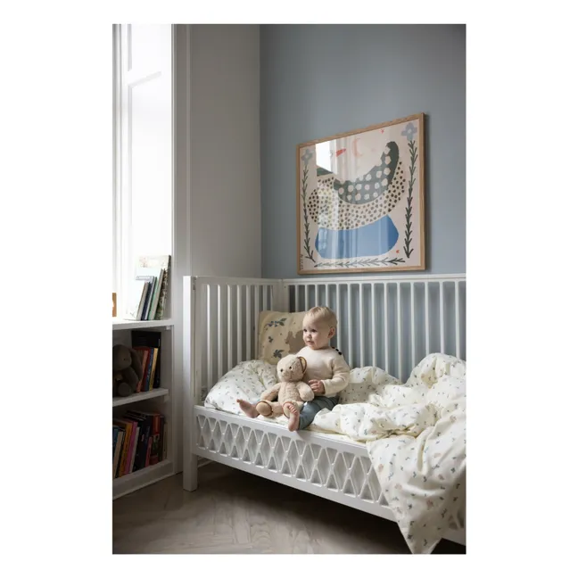 Coussin brodé Blueberries