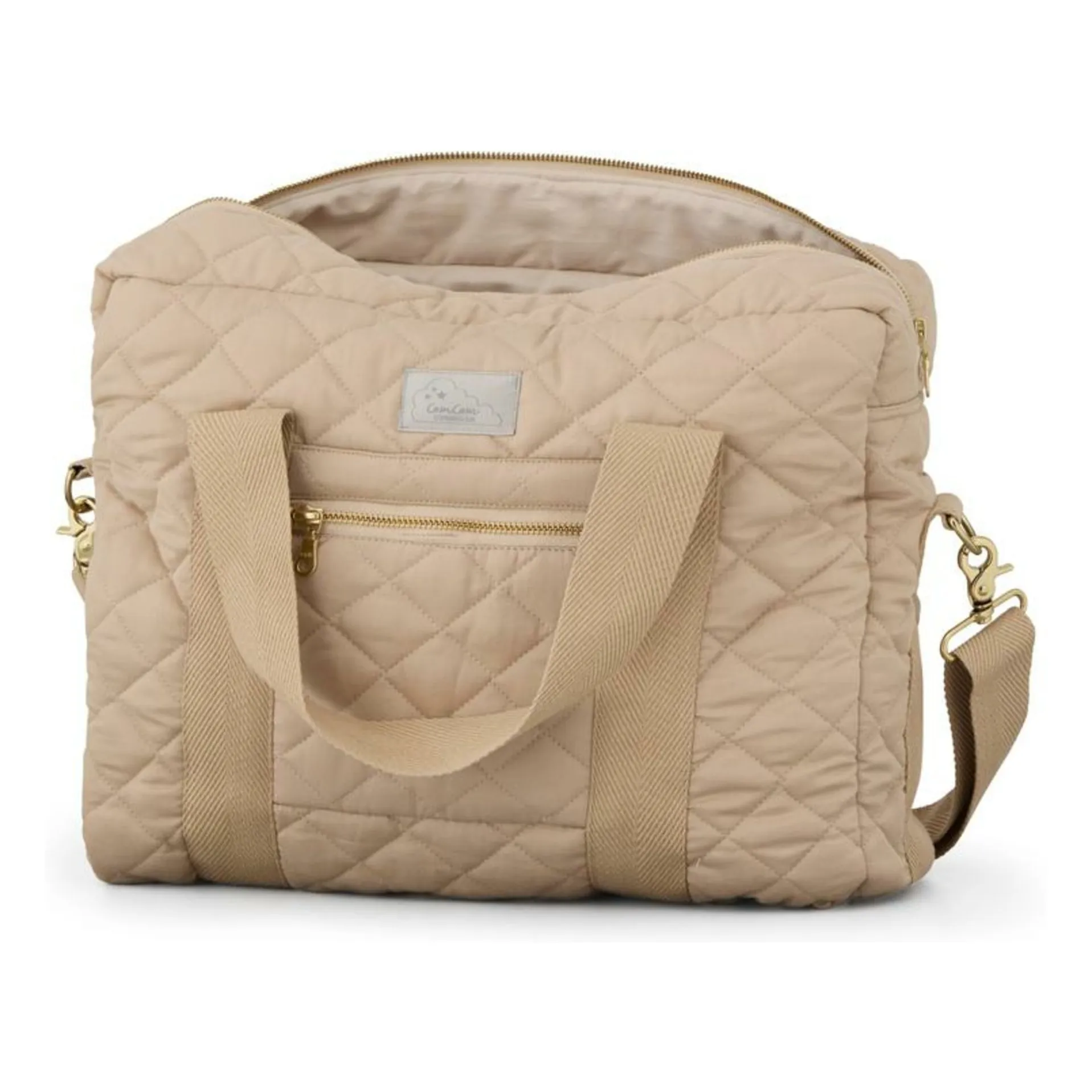 Cam Cam Latte Quilted Changing Bag
