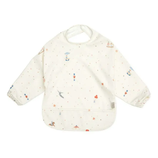 Carrousel bib with sleeves