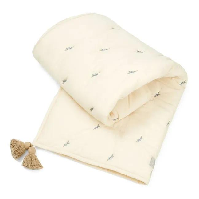 Manta bordada de arándanos