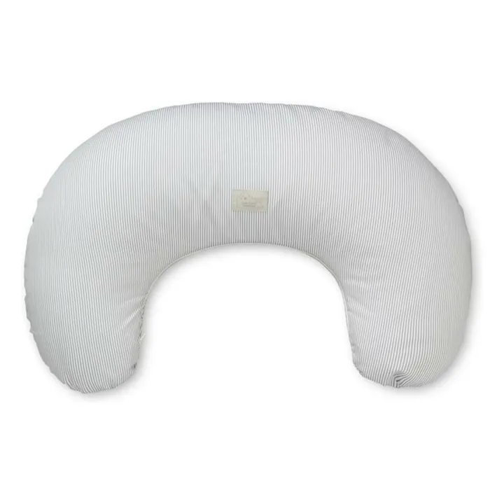 Coussin d'allaitement Stripes | Bleu- Image produit n°0