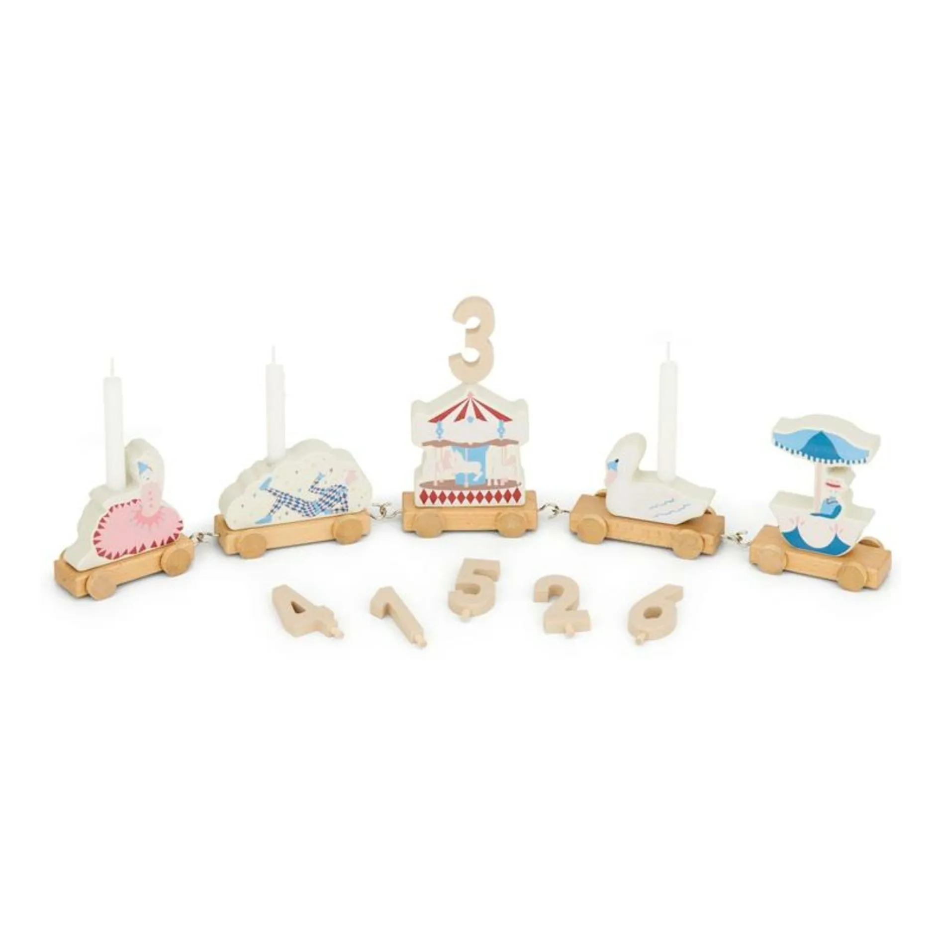 Train d'anniversaire Carrousel- Image produit n°0