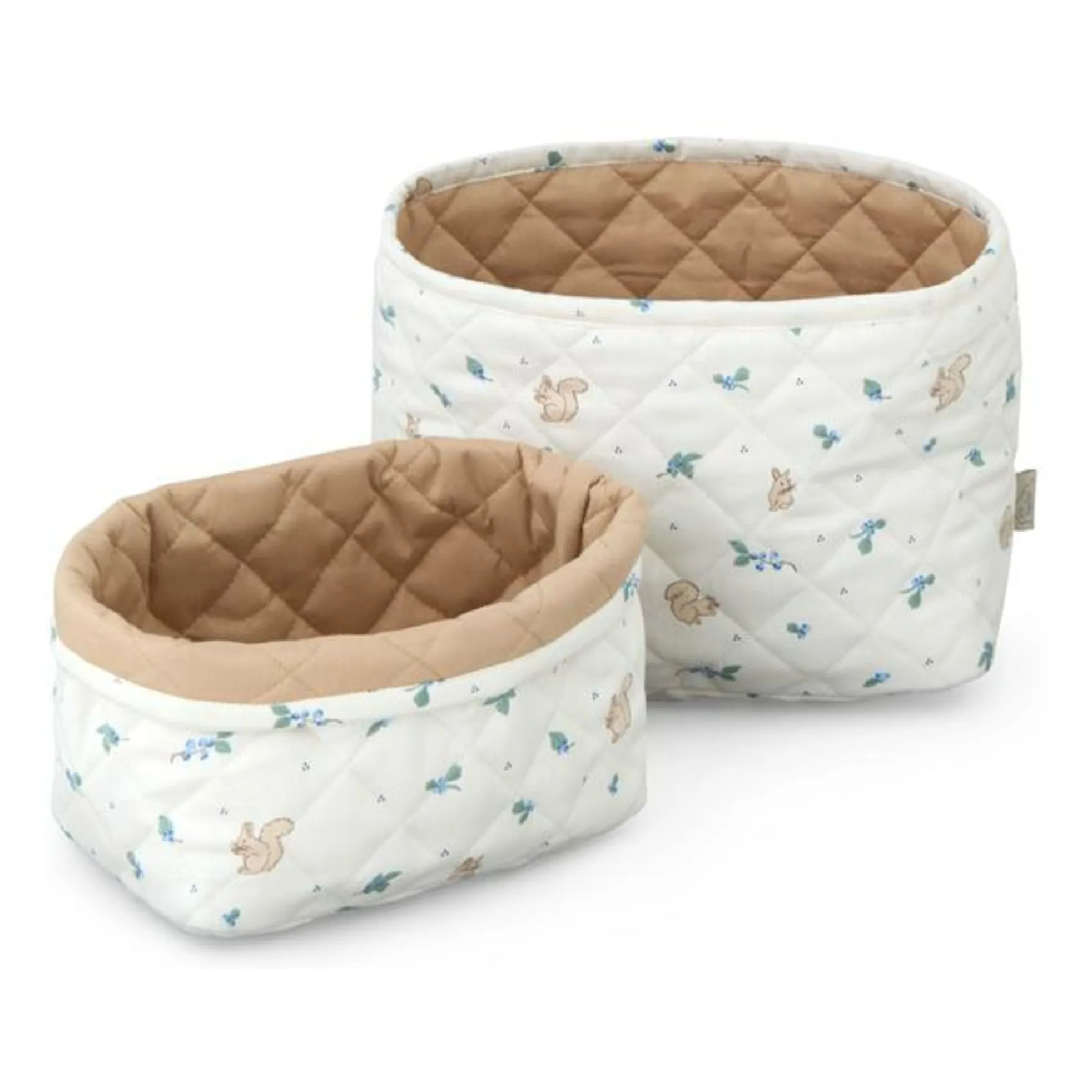 Cam Cam Blue Berries Storage Baskets - Set Of 2