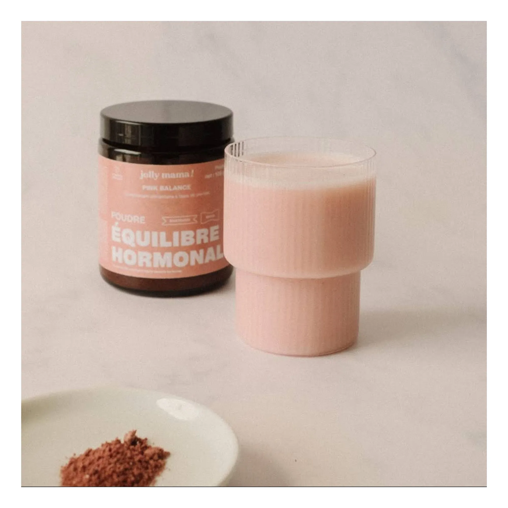 Jolly Mama - Poudre équilibre hormonal Pink balance - 15 jours de cure (Jolly Mama) - Image 2