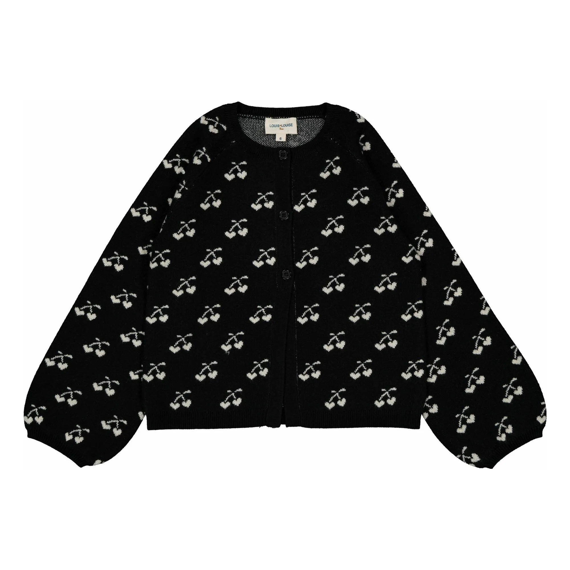 Louis Louise Black Cardigan Gulsah