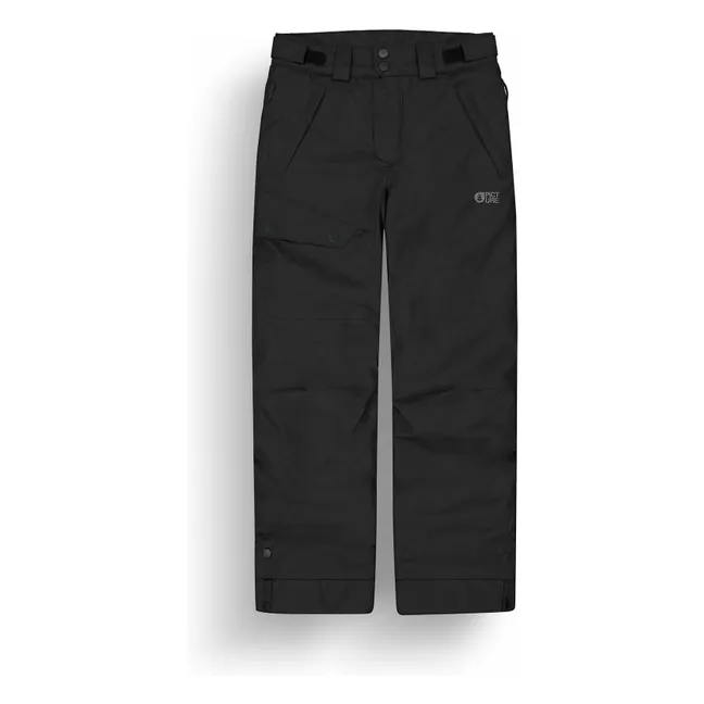 Pantalones de esquí de fibra reciclada Time | Negro