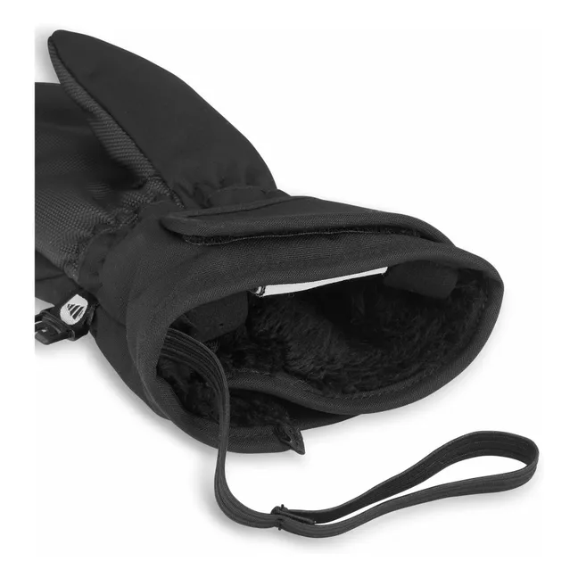 Moufles de Ski Graby Fibres Recyclées | Noir