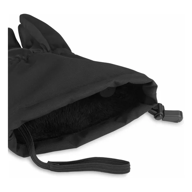 Graby Recycled Fiber Ski Gloves | Black
