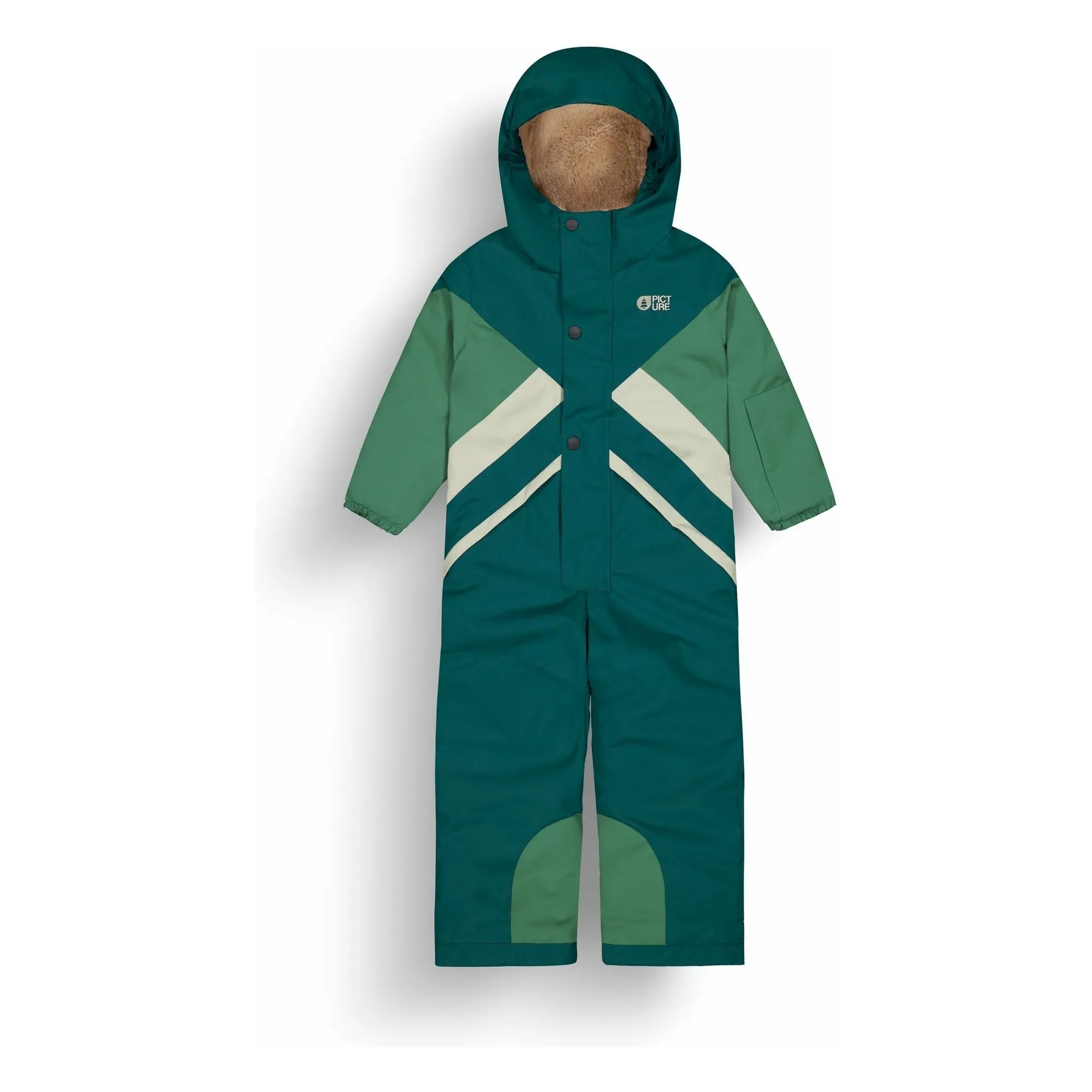 Picture Blue Snowy Recycled Fiber Ski Suit