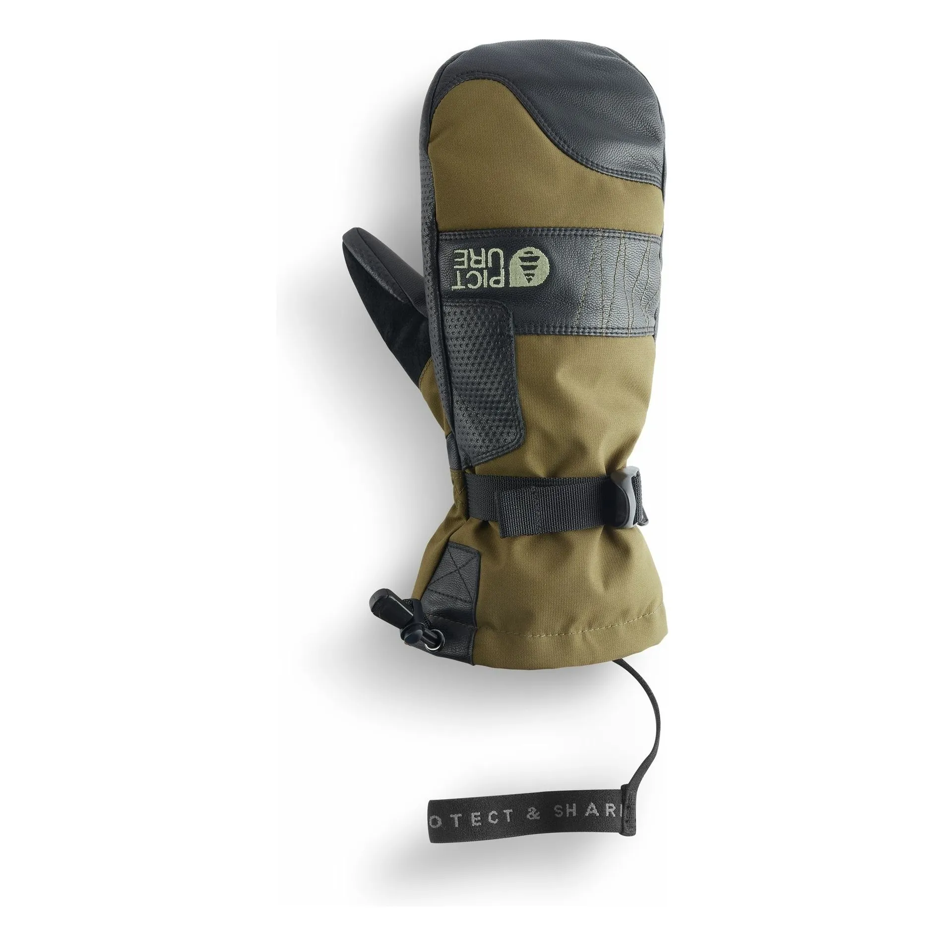 Picture Khaki Anna Ski Mittens