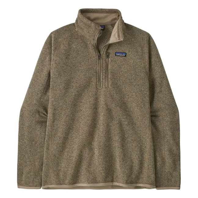 Better Fleece 1/4 Zip Recycled Fibers | Light grey